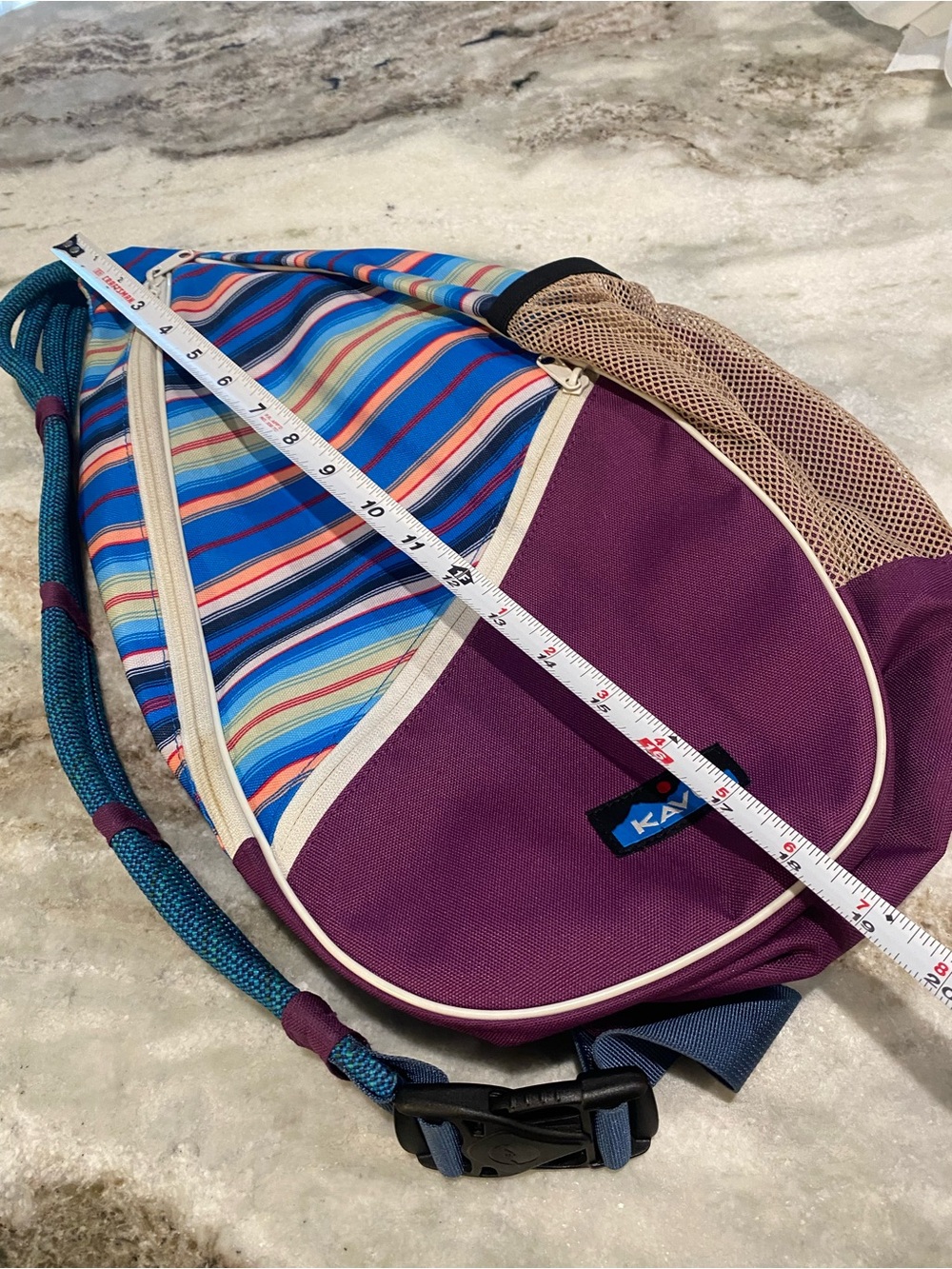 KAVU Paxton Pack Sling Bag Coastline Blanket - Picture 13 of 14